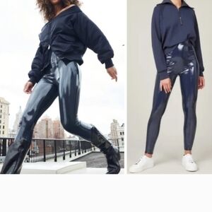 SPANX Shiny Black Leggings